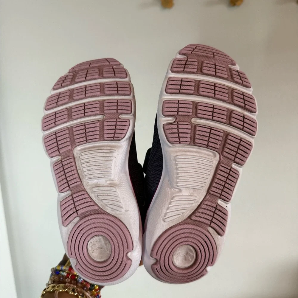 Under Armour Kids' Dark Purple and Light Pink Sneakers
